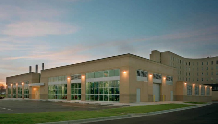 Nash General Hospital – Central Energy Plant – Exterior