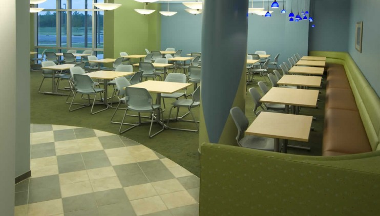 Novant Brunswick Medical Center – Interior – Dining Area