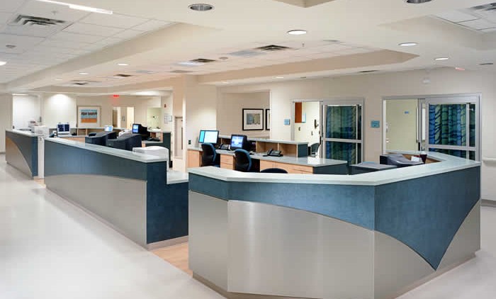 Novant Huntersville Medical Center – Interior – Nurses Station