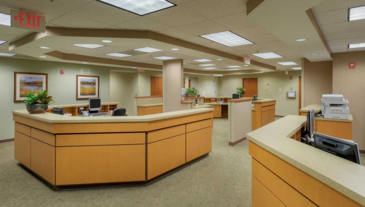 Novant Lakeside Family Physicians – North Point – Reception Area